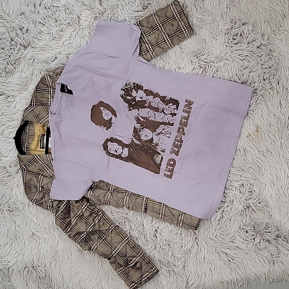 Led Zeppelin Rocker Vintage Concert T-shirt Tee Top Collectible - Picture 3 of 7